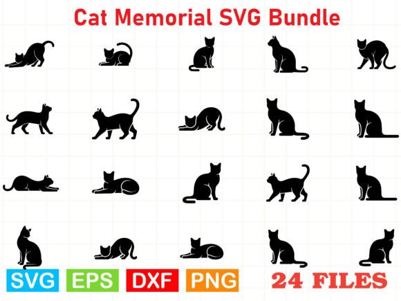 Cat Memorial SVG Bundle