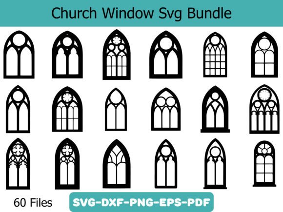 Church Window SVG Bundle: Gothic Window