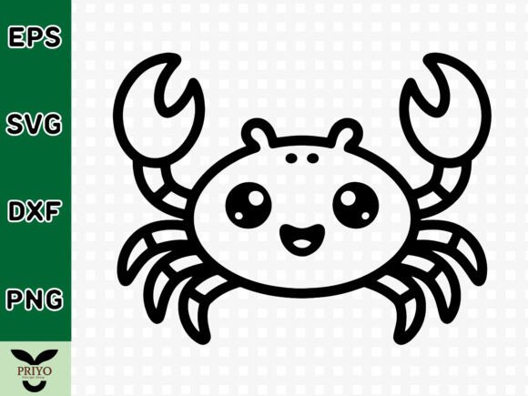 Crab with Big Claws SVG