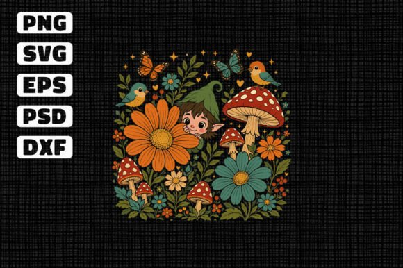 Cute Forest Elf SVG