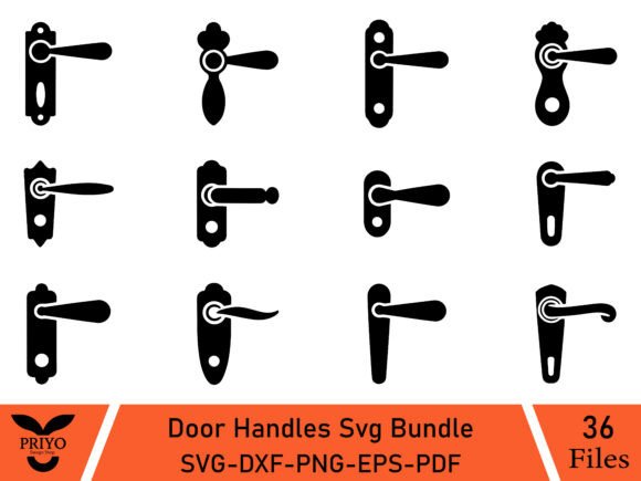 Door Handles SVG Bundle