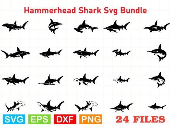 Hammerhead Shark SVG Bundle