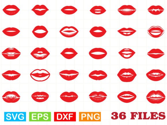 Lips SVG. Lips Bundle