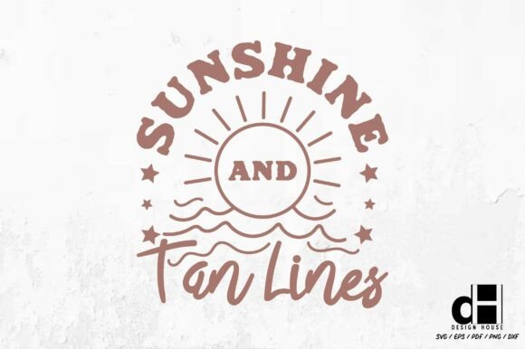 Sunshine and Tan Lines Summer SVG PNG